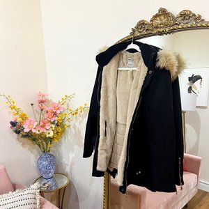 Zara Puffer Coat / Water Repellent / Size XL